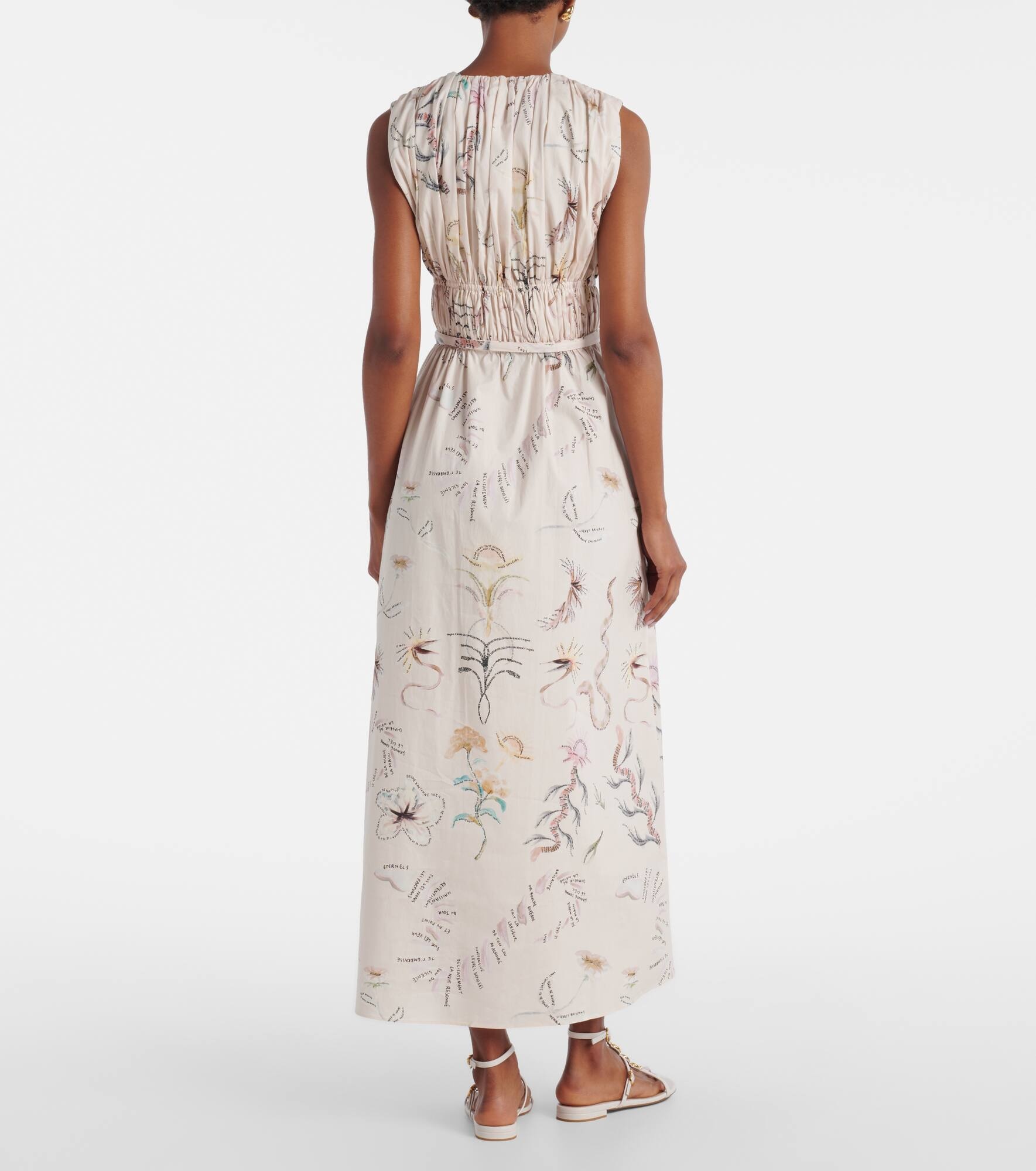 Fie printed cotton-blend midi dress - 3