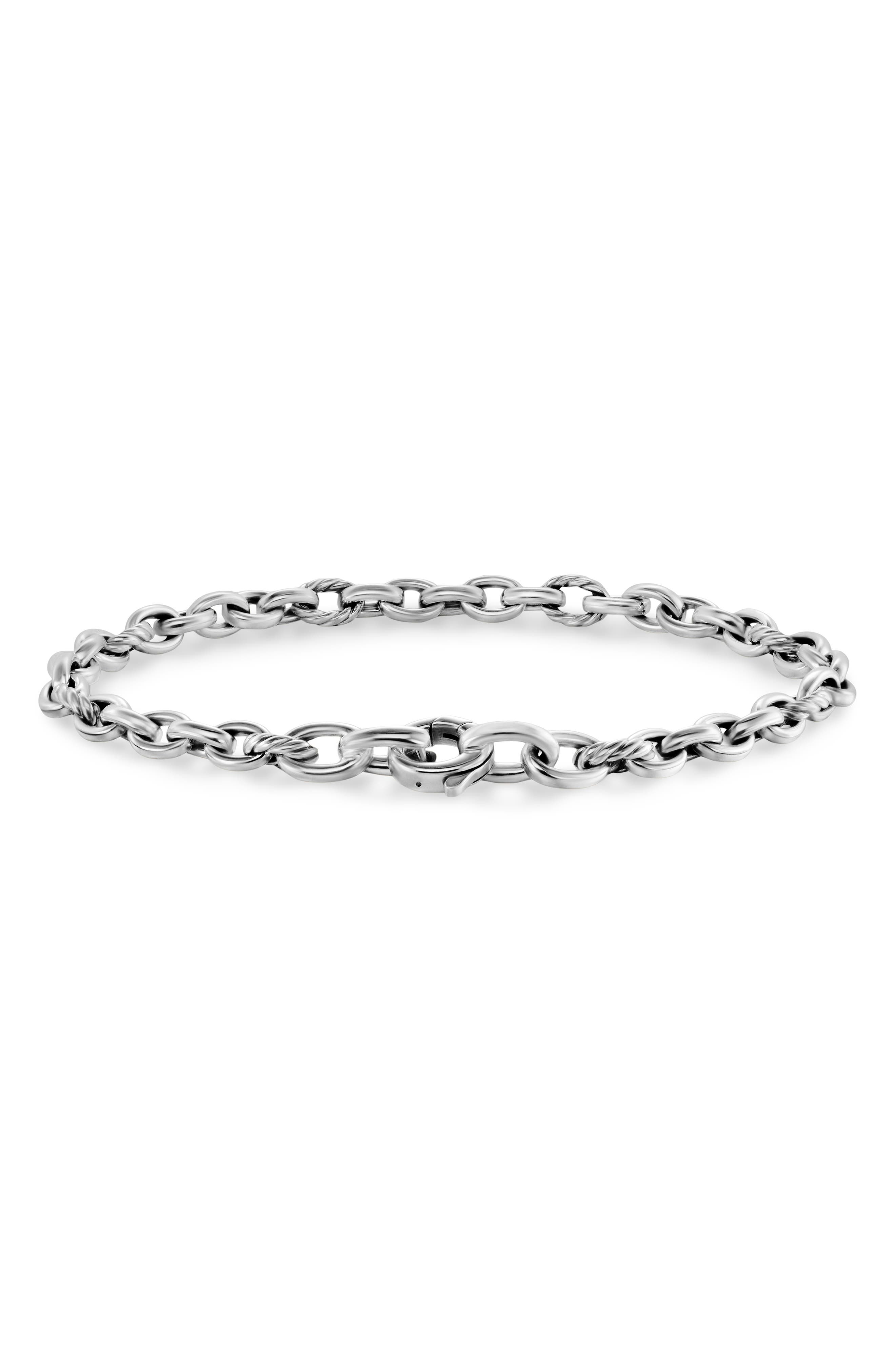 David Yurman Mercer® Petite Chain Bracelet in Sterling Silver, 4.5mm at Nordstrom - 6