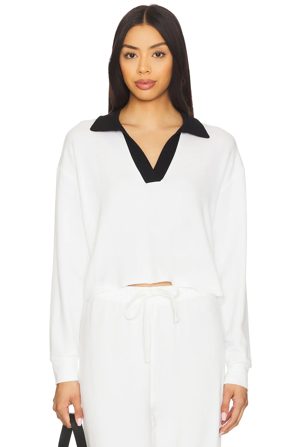 Joan Fleece Polo Sweatshirt - 1