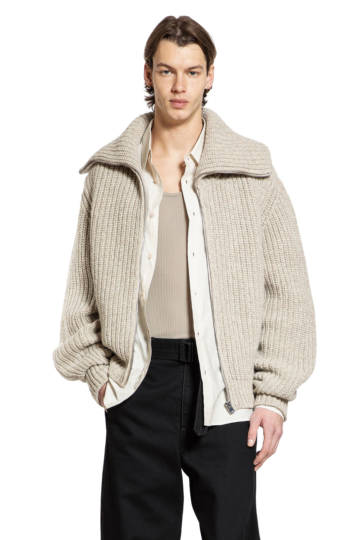 Lemaire Man Beige Knitwear - 6