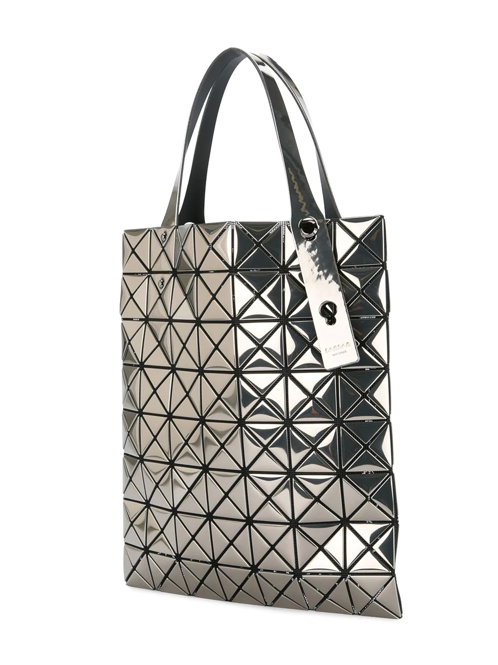 metallic Platinum tote - 3