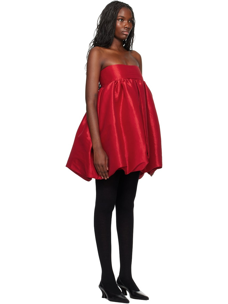 KIKA VARGAS SSENSE Exclusive Red Crie Minidress outlook