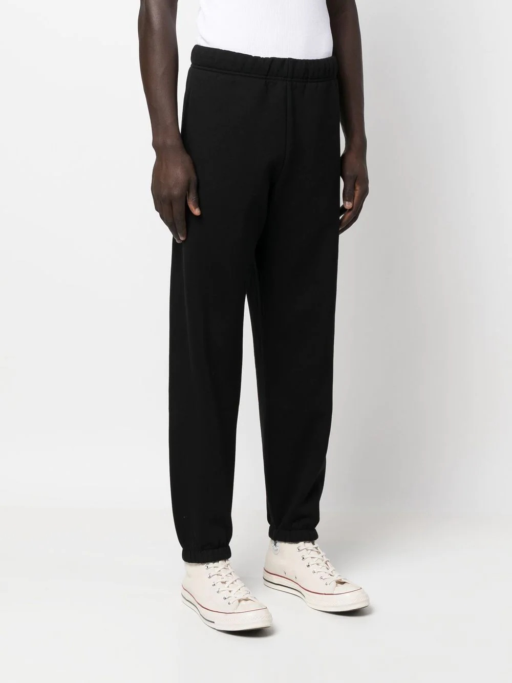 embroidered-logo cotton track pants - 3