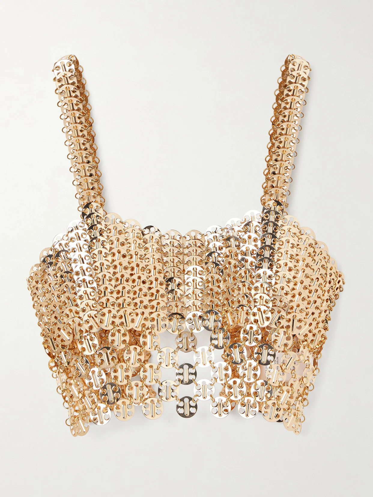 Cropped Chainmail Tank - 1