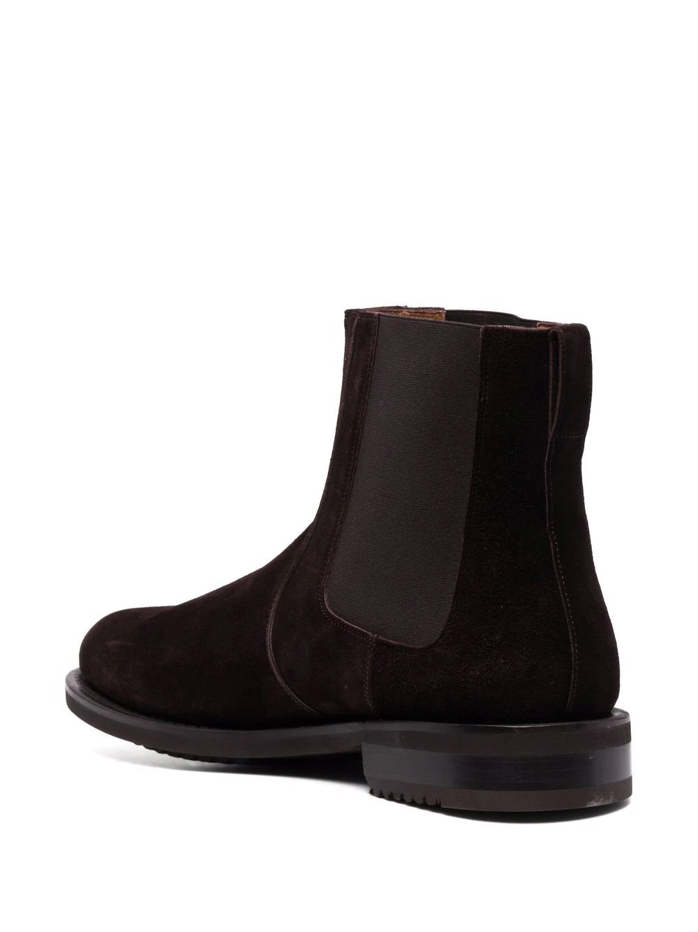 round-toe suede boots - 3