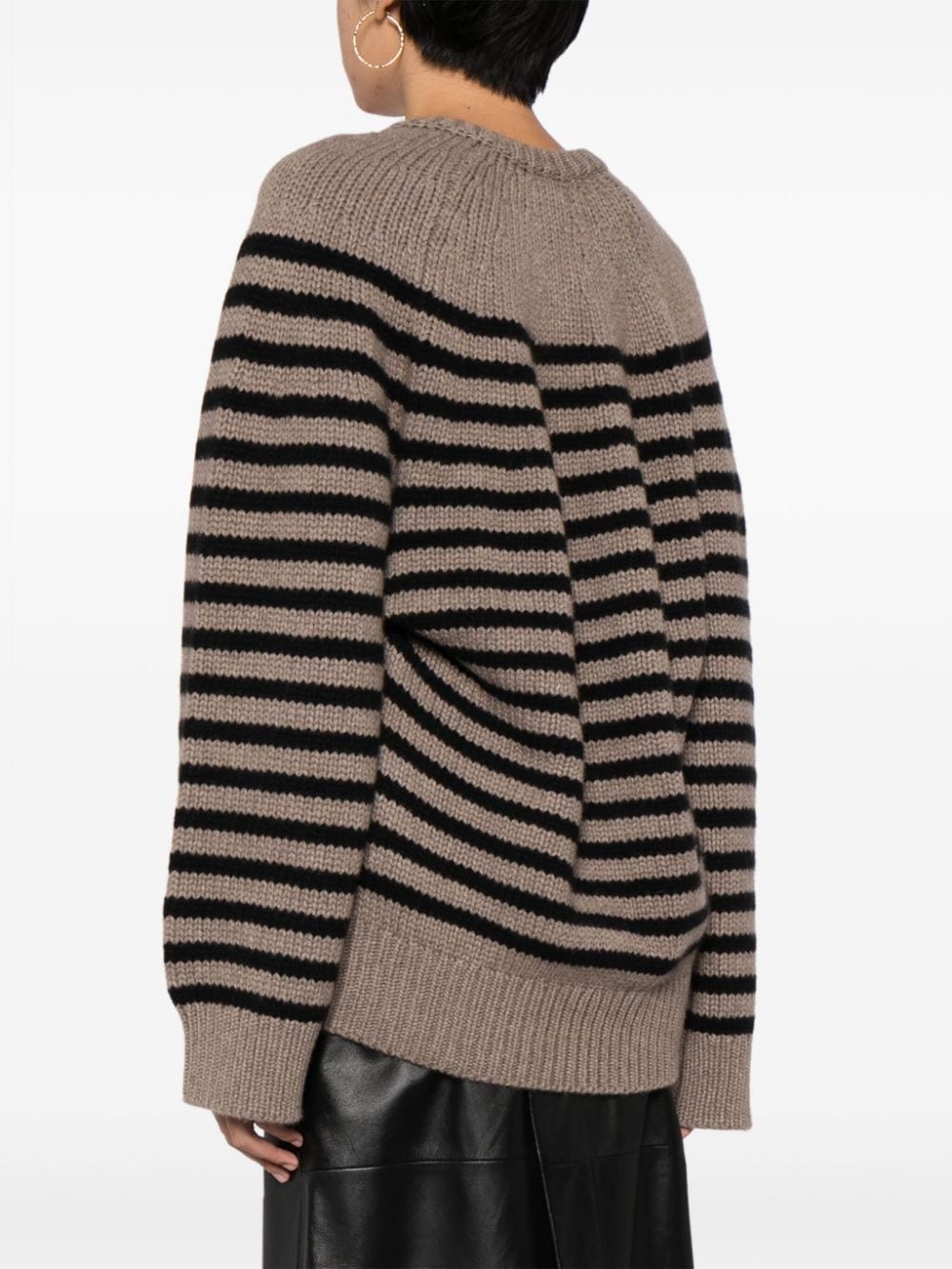 Nalani striped cashmere jumper - 4
