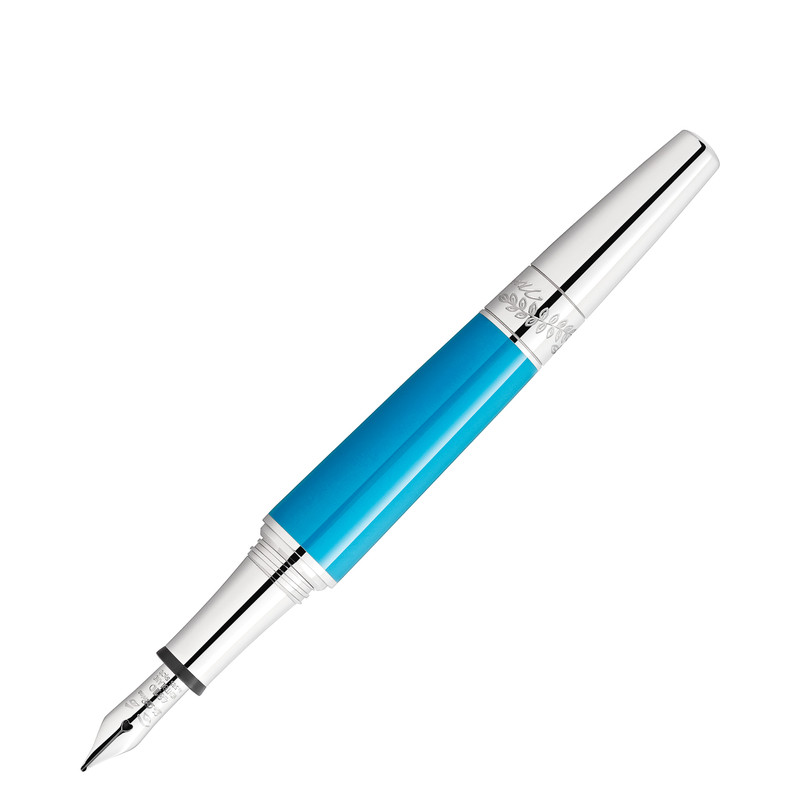 MONTBLANC MARIA CALLAS SPECIAL EDITION TURQUOISE-COLOURED FOUNTAIN PEN 5