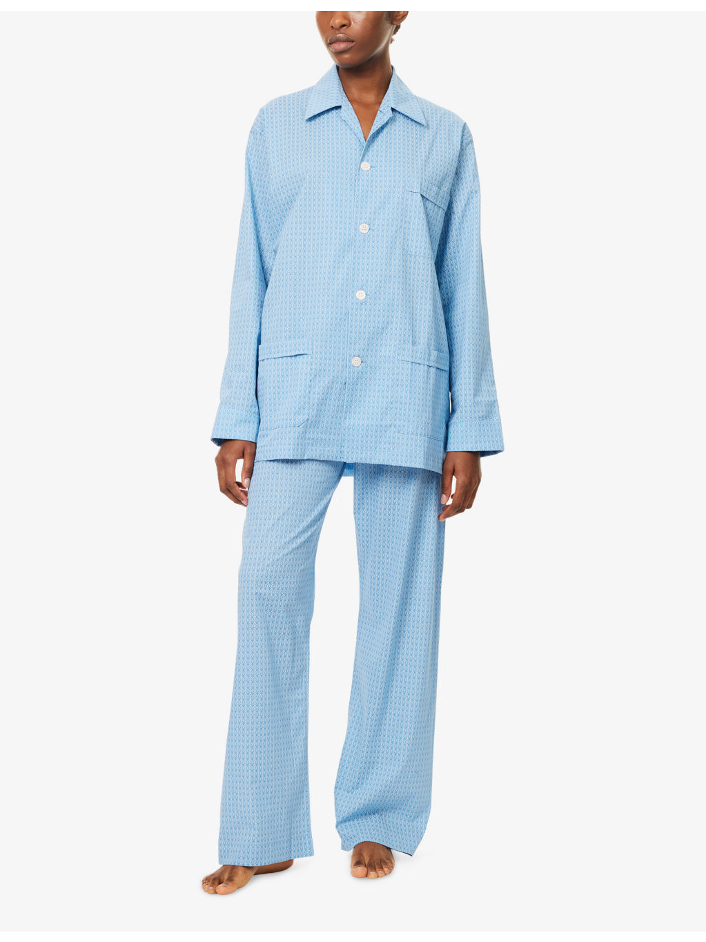 Dr Nelson 106 Patterned Cotton Pyjama Set - 2