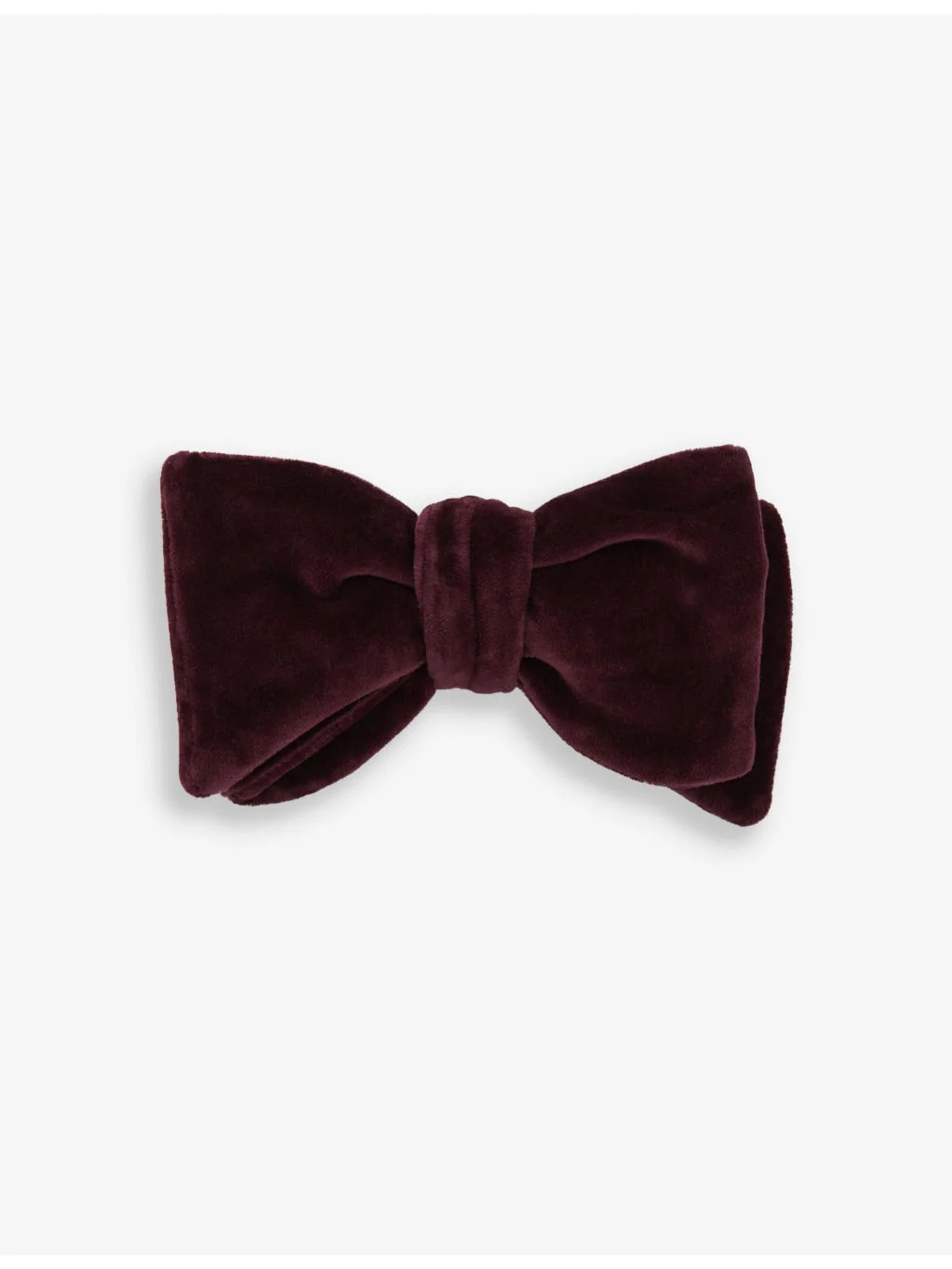 Hike self-tie velvet bow tie - 1