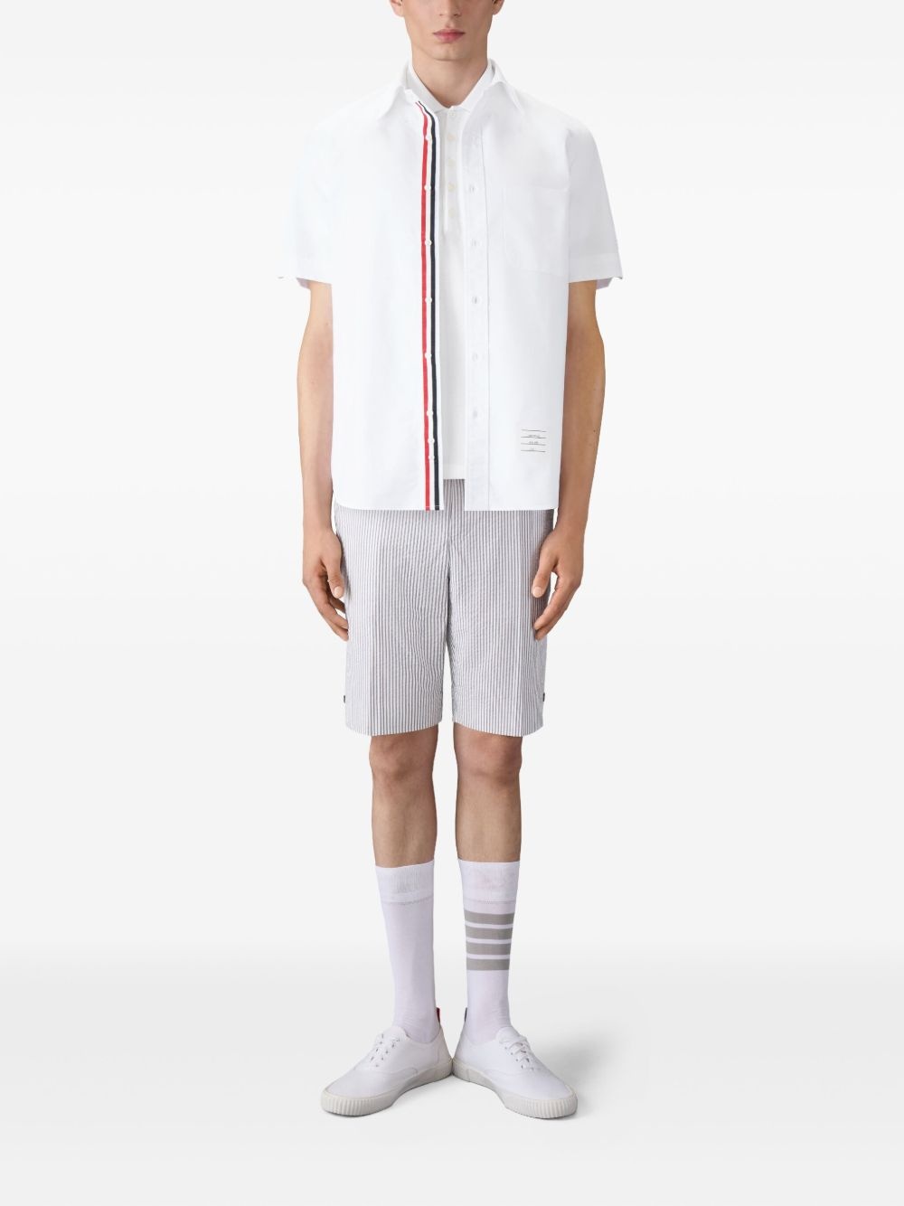 button-placket polo shirt - 2