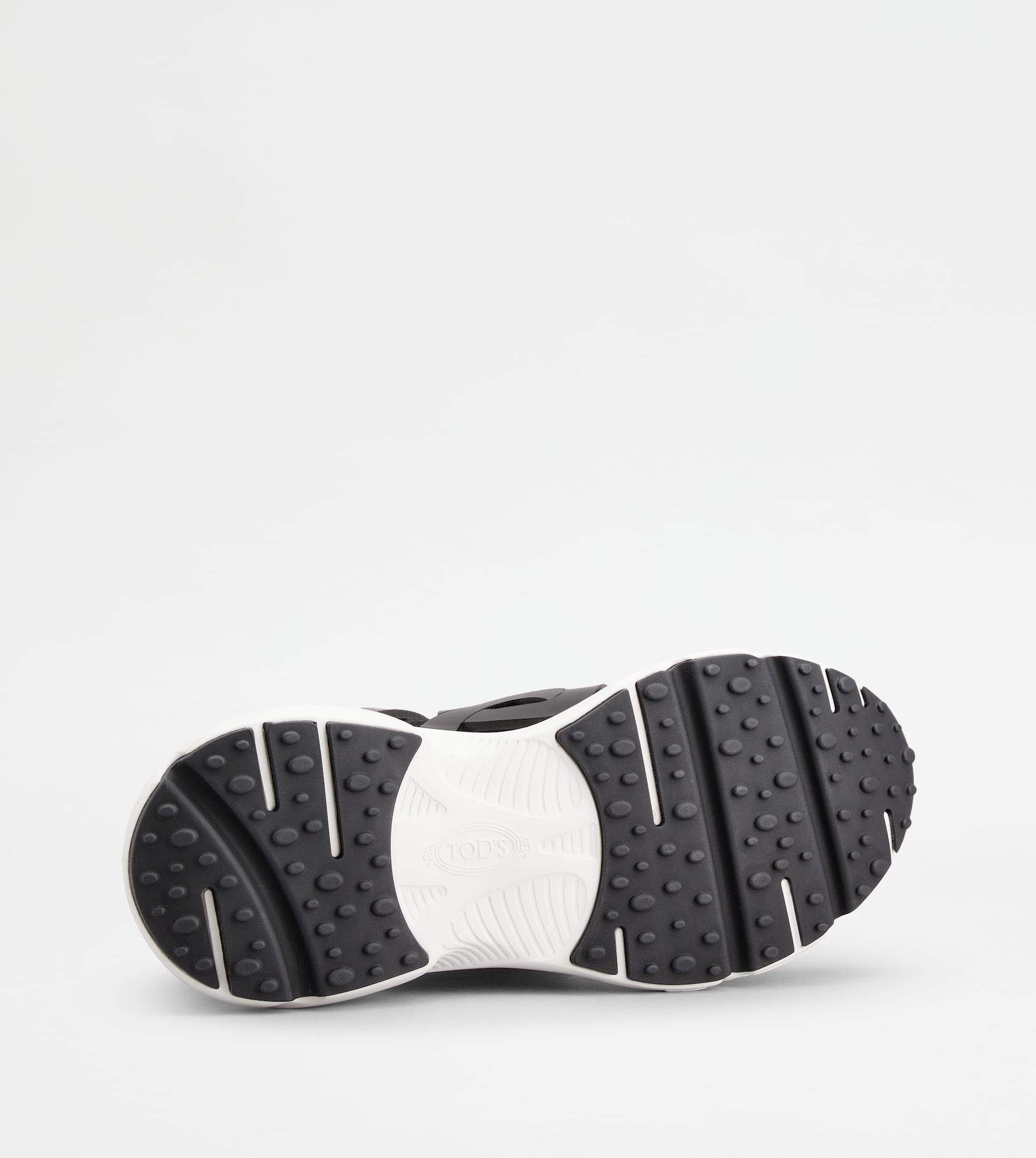 KATE SNEAKERS IN LEATHER AND TECHNICAL FABRIC - BLACK - 5
