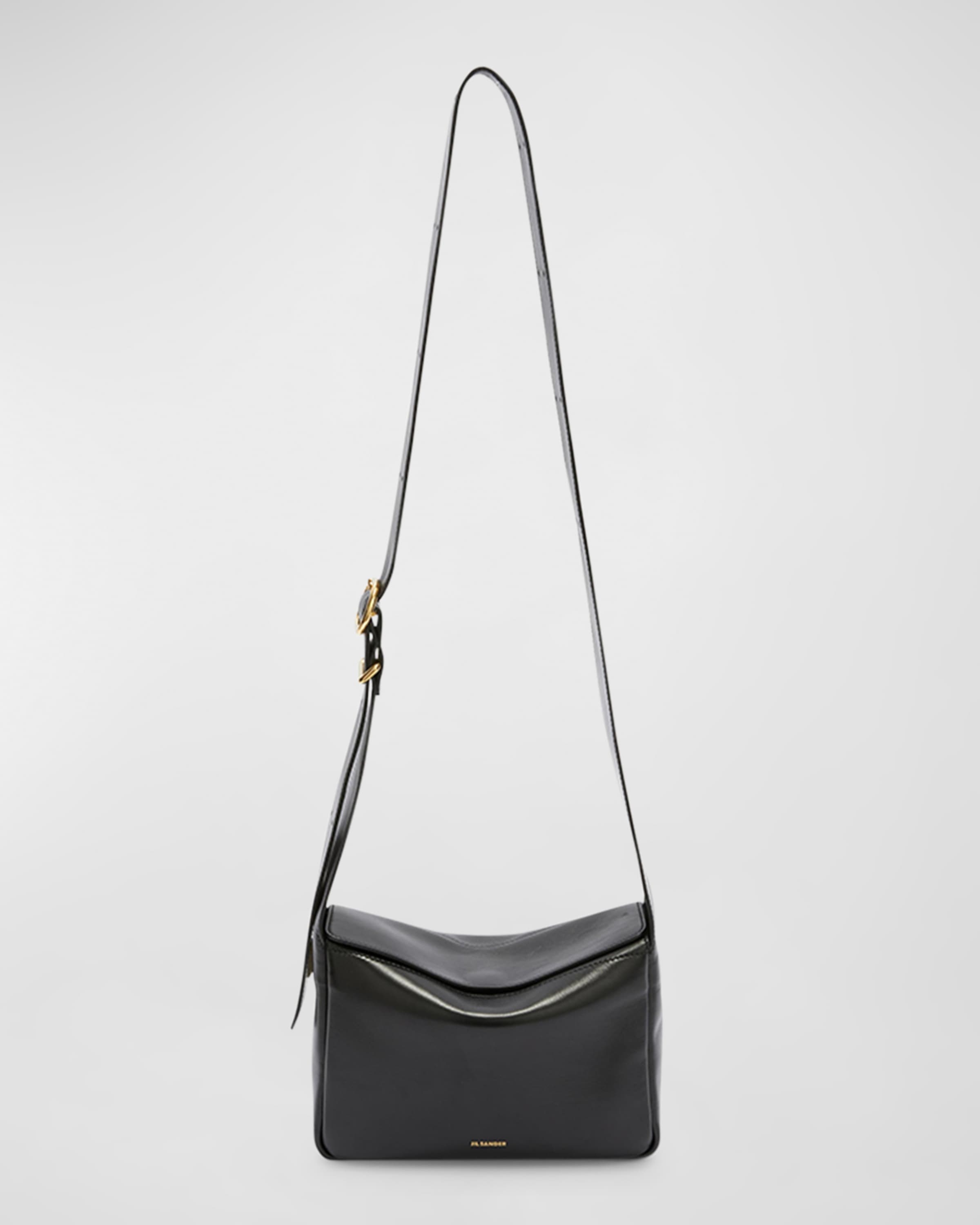 XS Fold-Over Flap Leather Shoulder Bag - 1