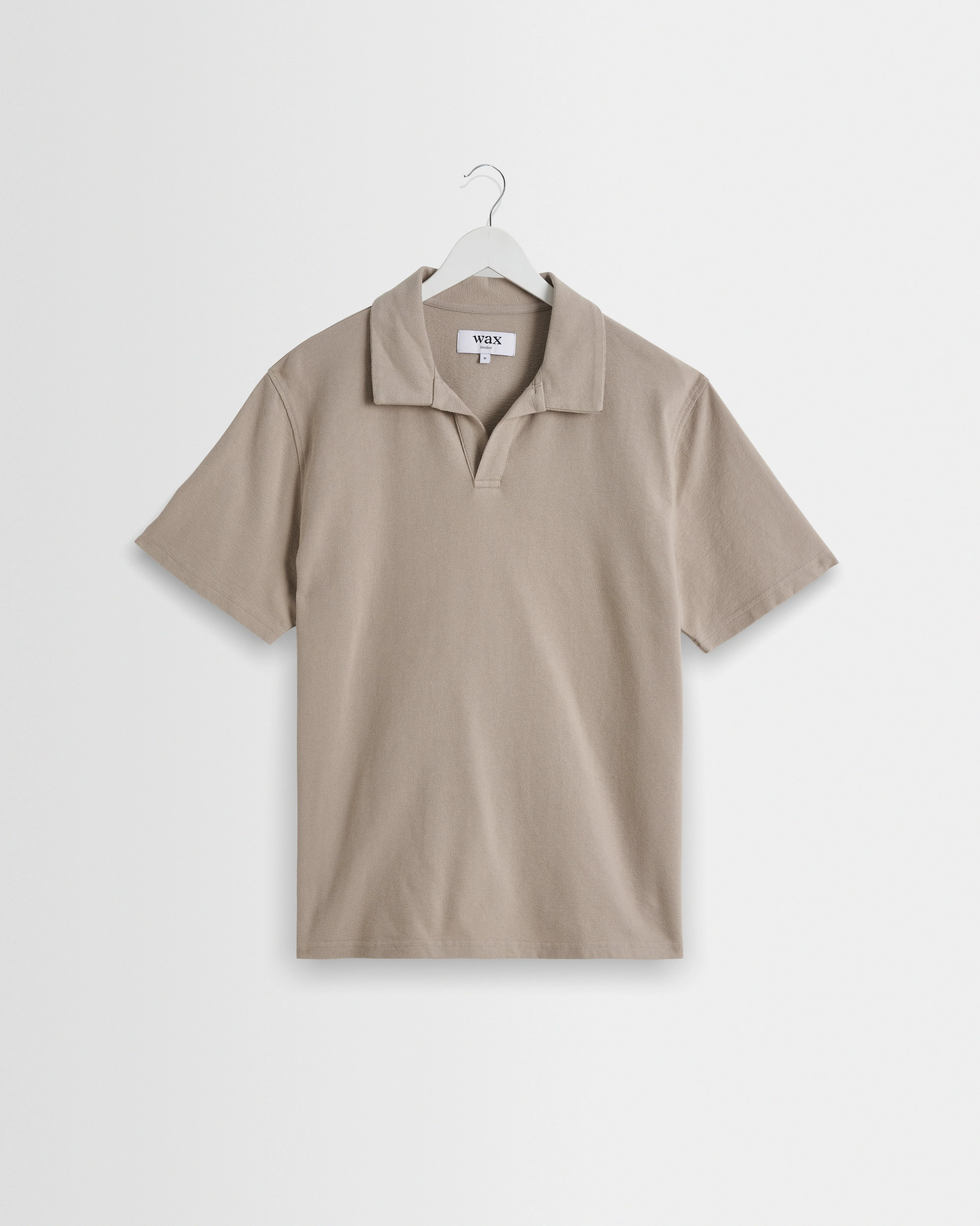 Atwood - Clay Textured Organic Cotton Polo Shirt - 1
