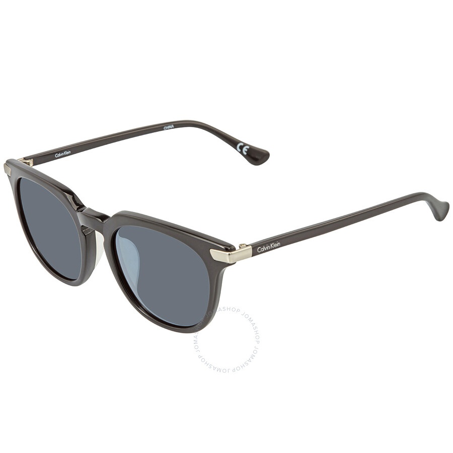 Calvin Klein - Calvin Klein Grey Rectangular Men's Sunglasses CK4325SA 001 5220 - 1
