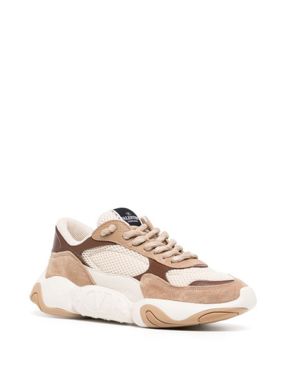 Valentino Bubbleback panelled chunky sneakers outlook