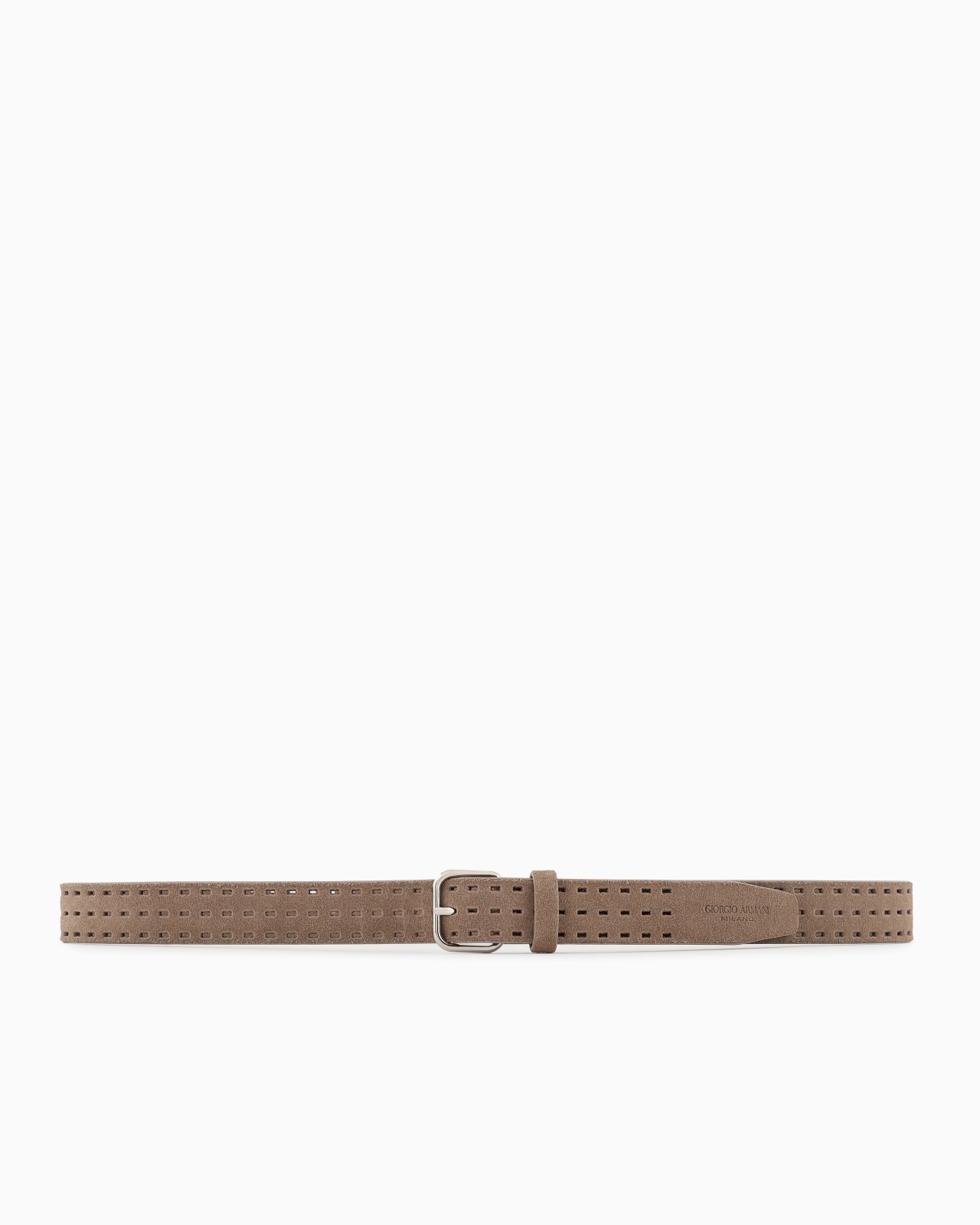 PERFORATED SUEDE BELT - 3