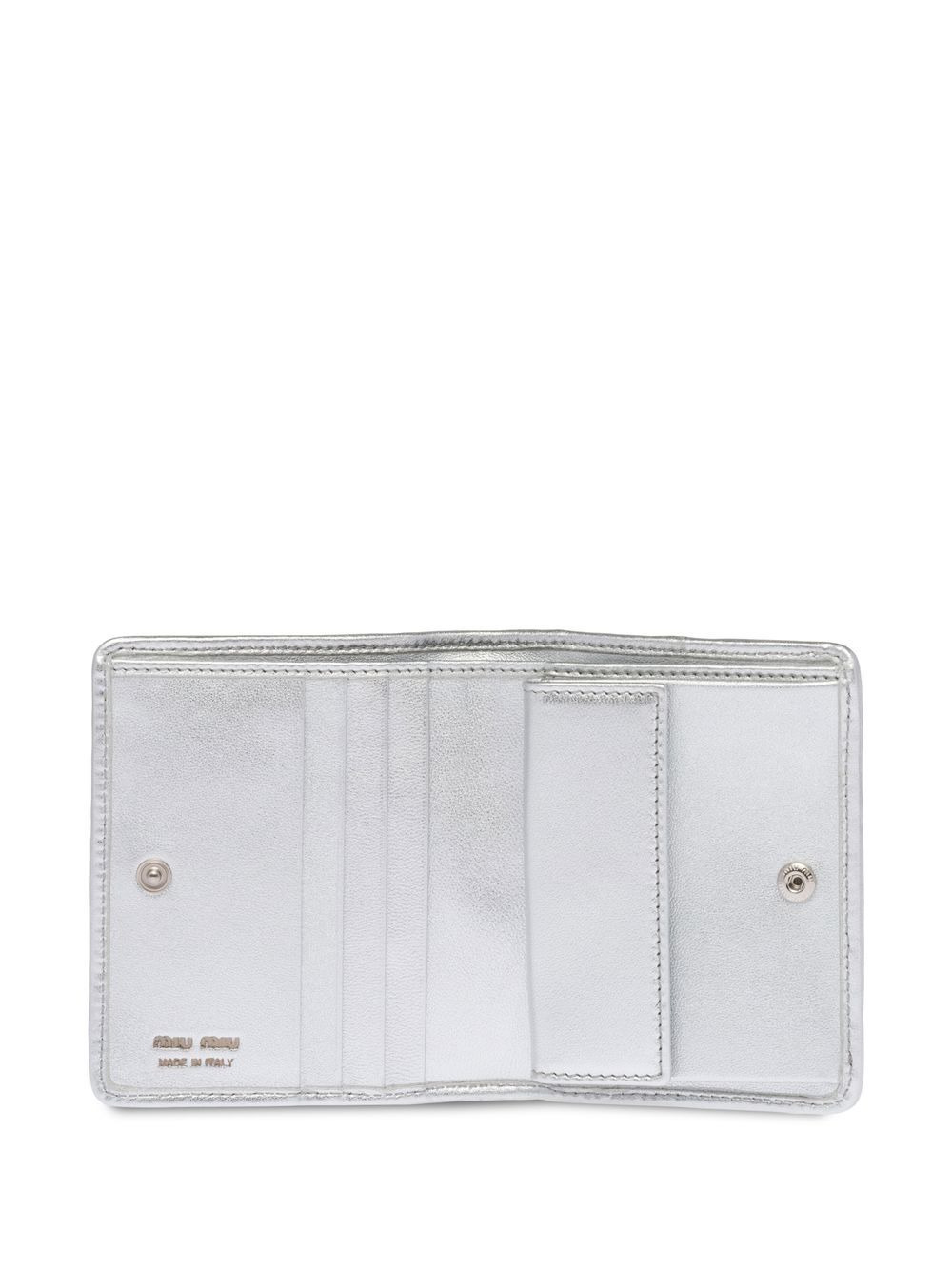matelassé nappa leather wallet - 4