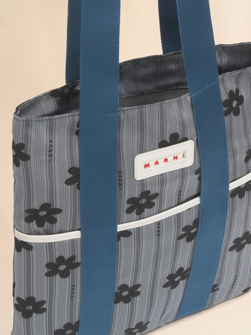 GREY COTTON TOTE BAG - 4