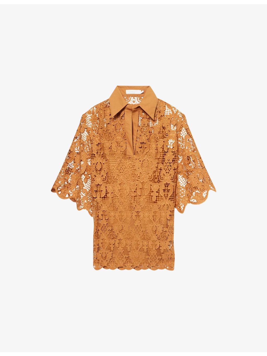 Coco Lace V-Neck Woven Top - 1
