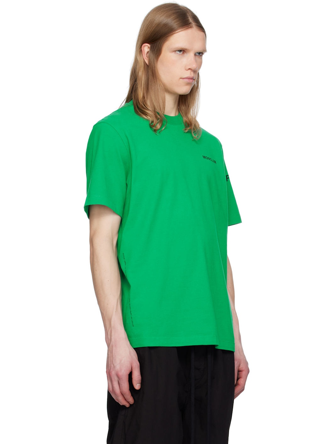 Moncler x FRGMT Hiroshi Fujiwara Green Maxi Logo T-shirt - 2