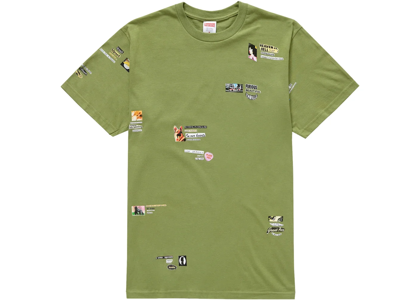 Supreme Upset Tee Moss - 1