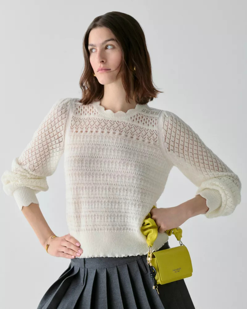 kate spade Pointelle Sweater outlook