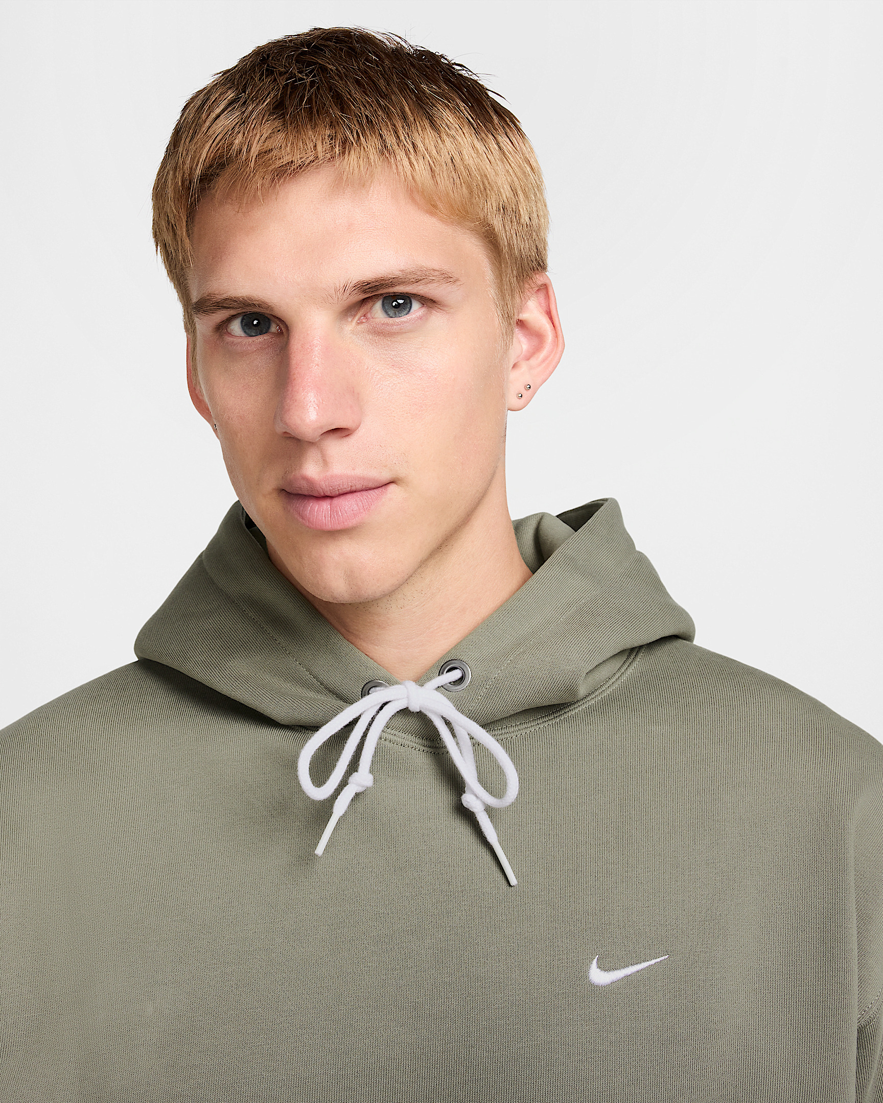 Nike Solo Swoosh Men's Fleece Pullover Hoodie - 3