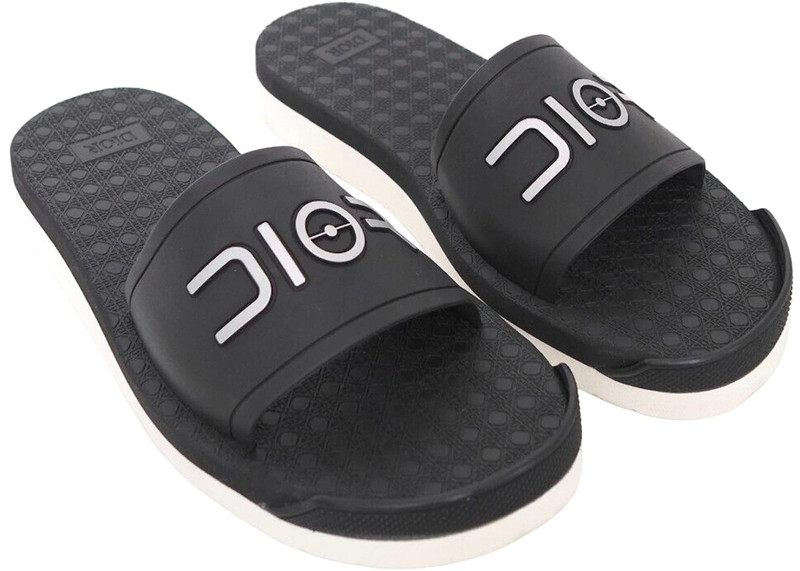 Dior Dior Alpha Dior Slides x Sorayama Black White outlook