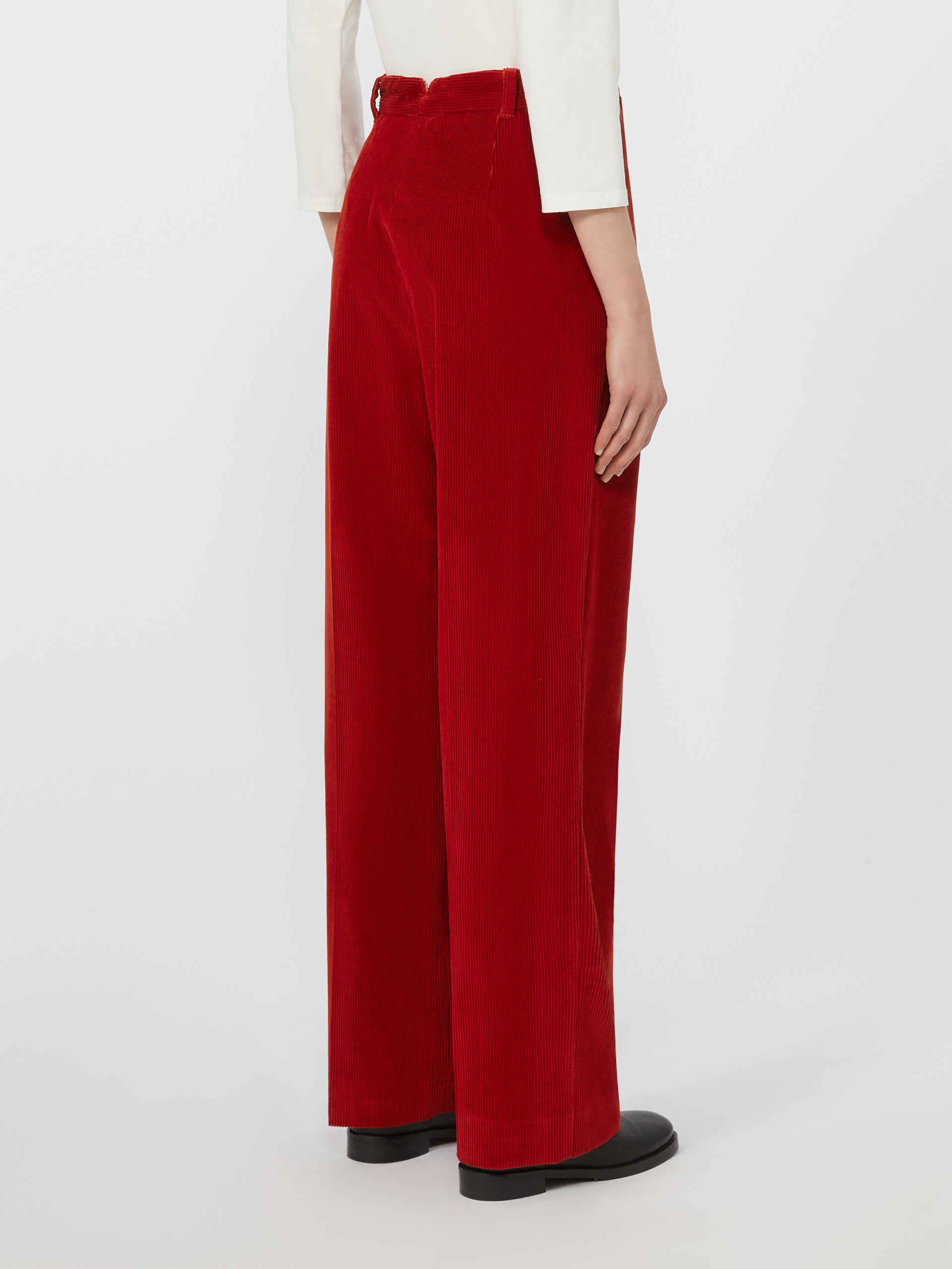 ORDINE Cotton velvet trousers - 4