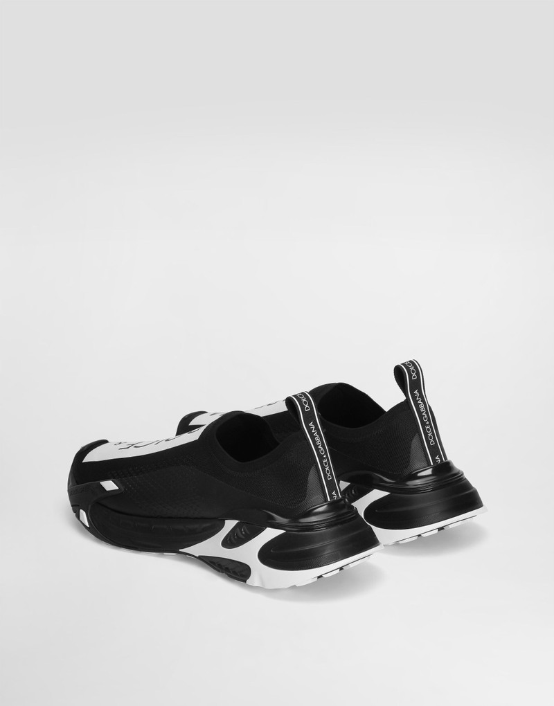 Dolce & Gabbana Sorrento sneakers in stretch mesh with logo outlook