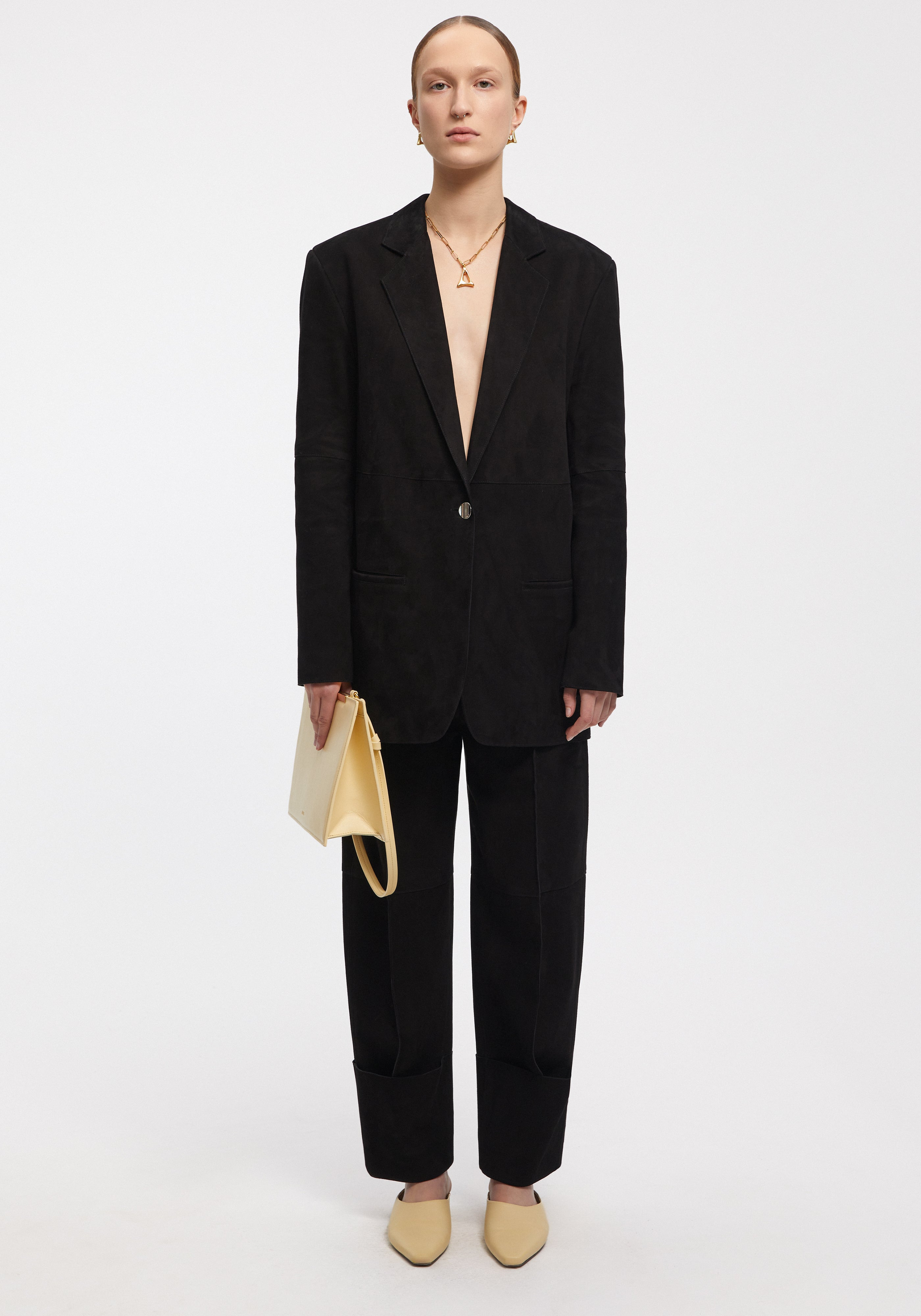 MERCEDES
Classic suede blazer - 2