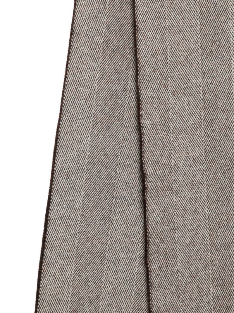 CORNELIANI striped scarf outlook