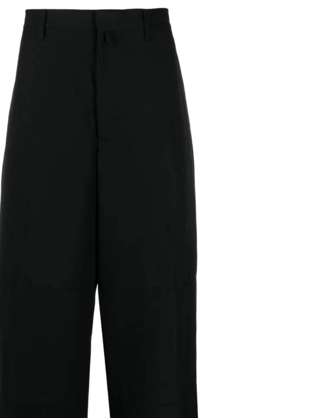 wide-leg wool suit trousers - 2