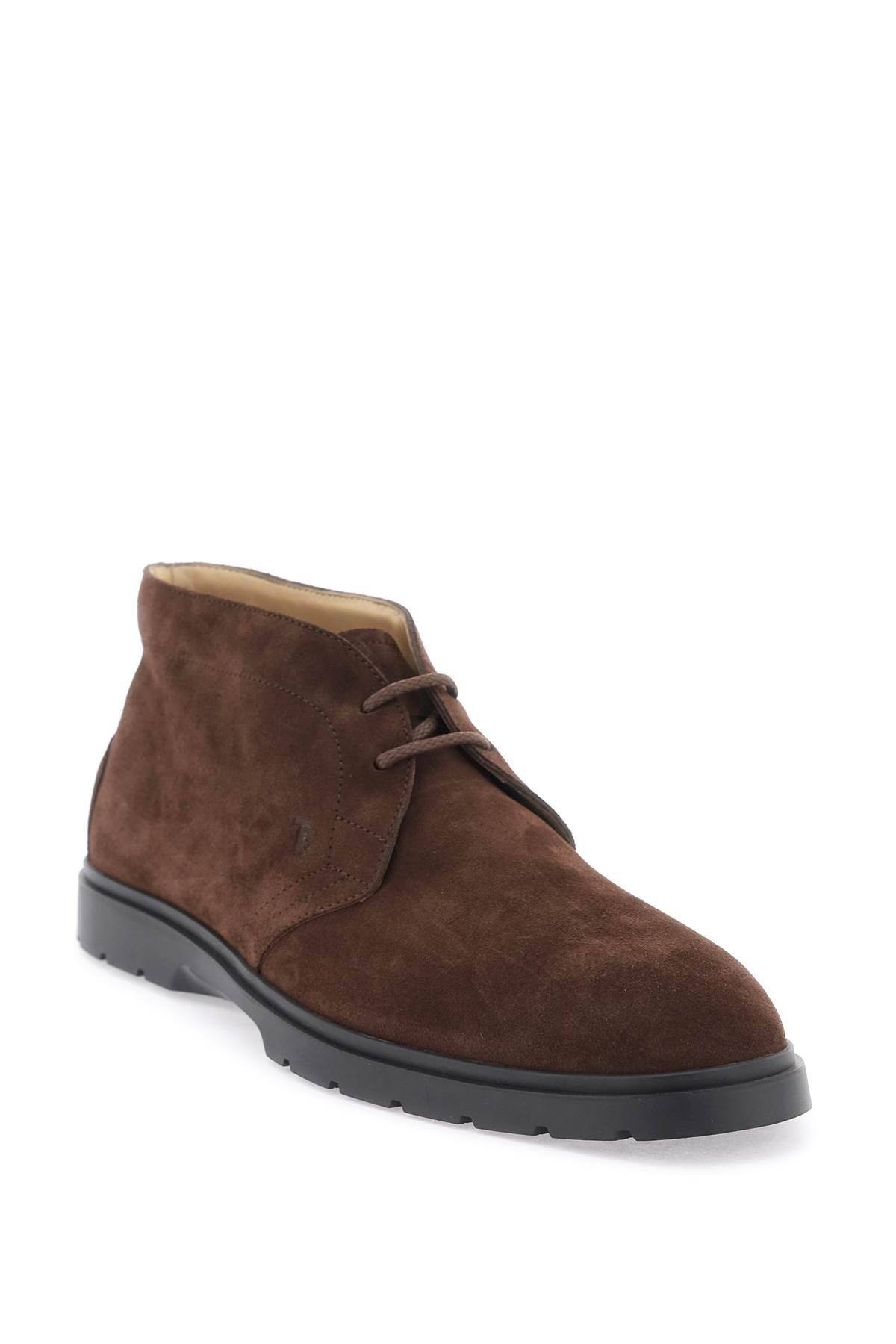 SUEDE LEATHER ANKLE BOOTS - 4