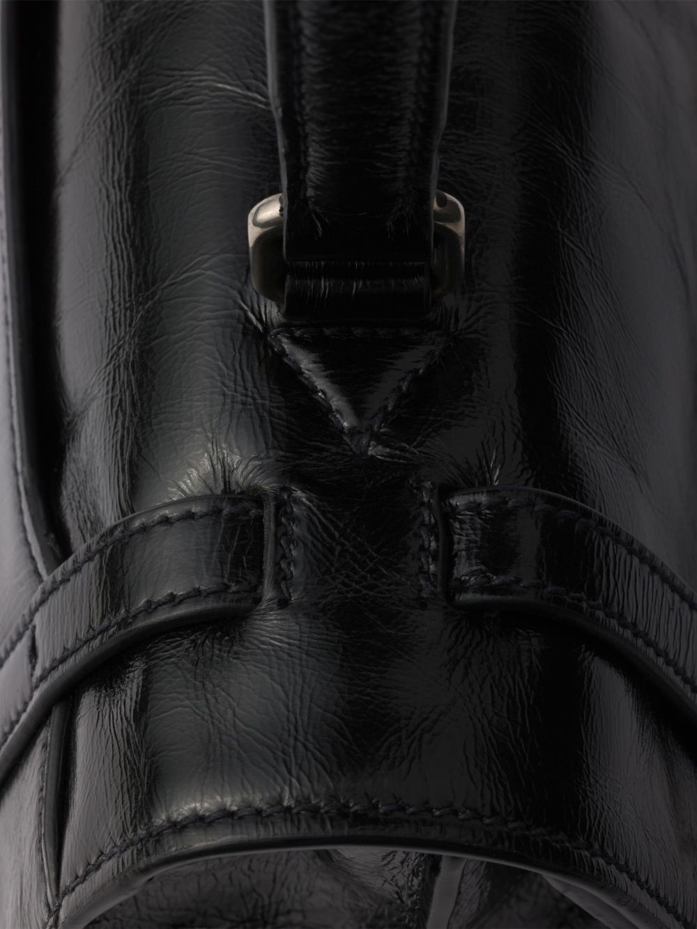 medium leather shoulder bag - 5