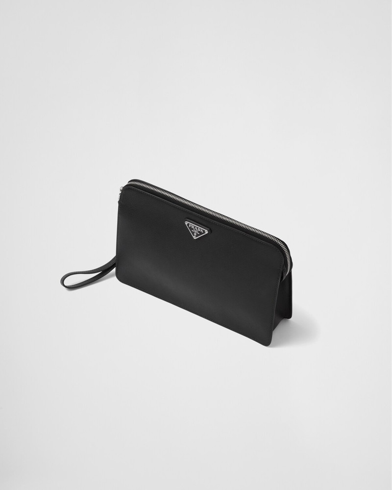 Saffiano leather pouch 3