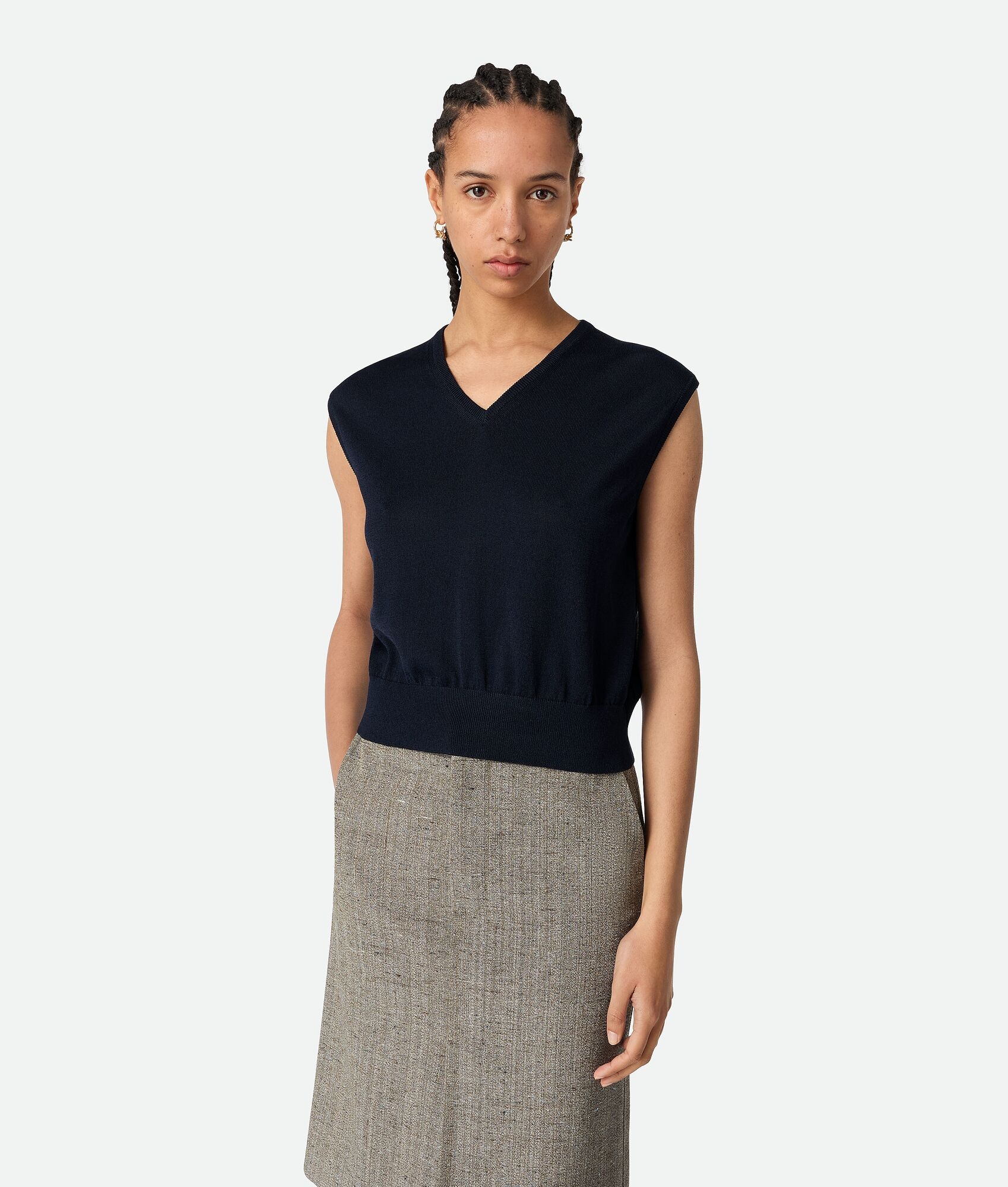 Cotton And Viscose Twinset - 5