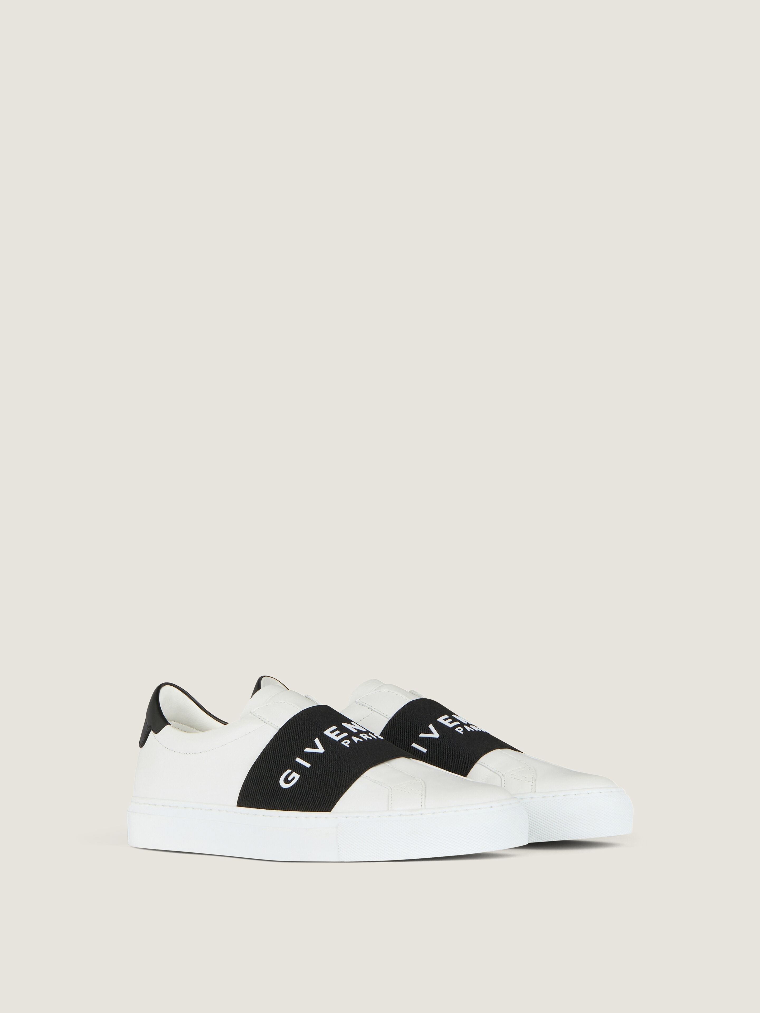 URBAN STREET SNEAKERS IN LEATHER WITH ELASTIC BAND - 1