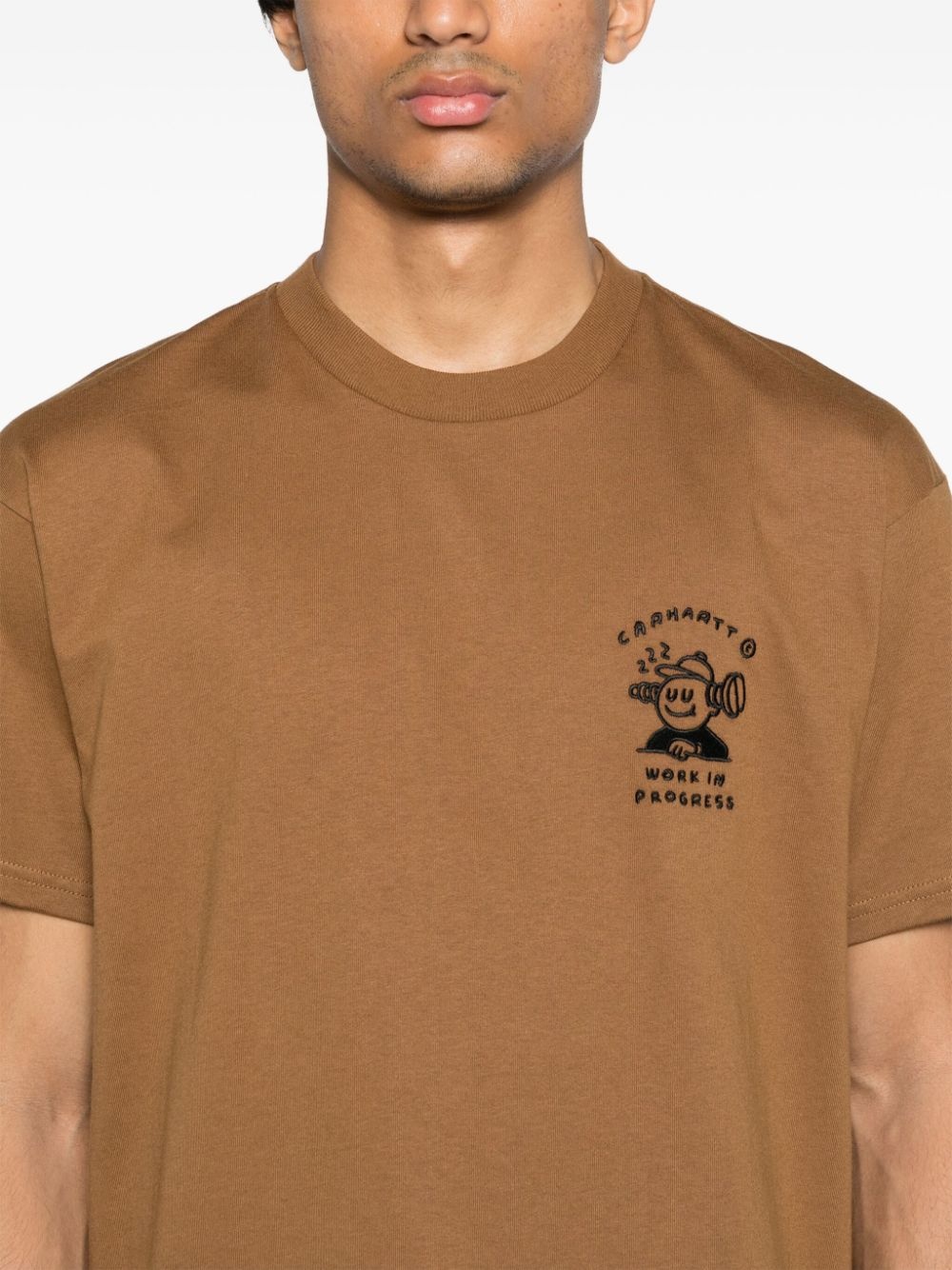 Carhartt T-shirt Marrone Uomo - 4