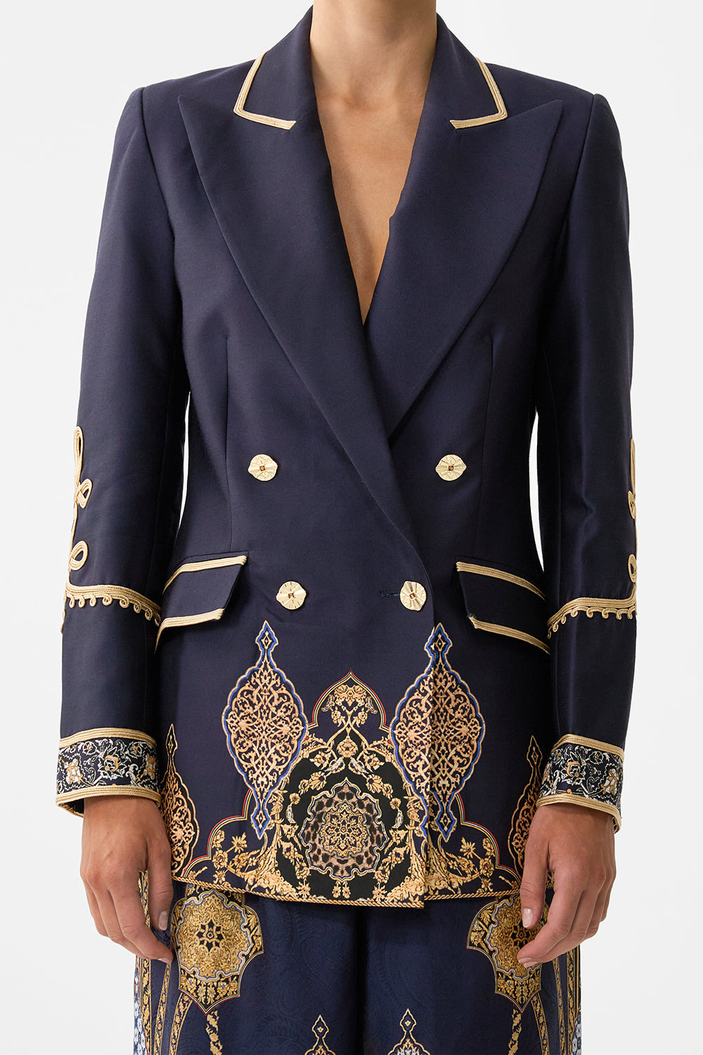 DOUBLE BREASTED SUIT JACKET - 6