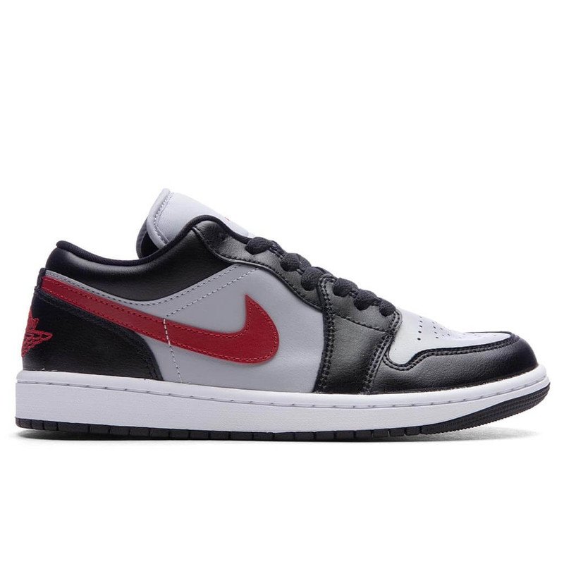 AIR JORDAN 1 LOW WOMEN'S - WOLF GREY/GYM RED/BLACK - 1
