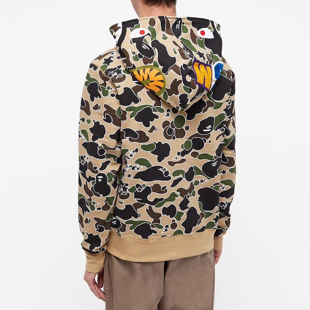 A Bathing Ape STA Camo Shark Zip Hoody - 5