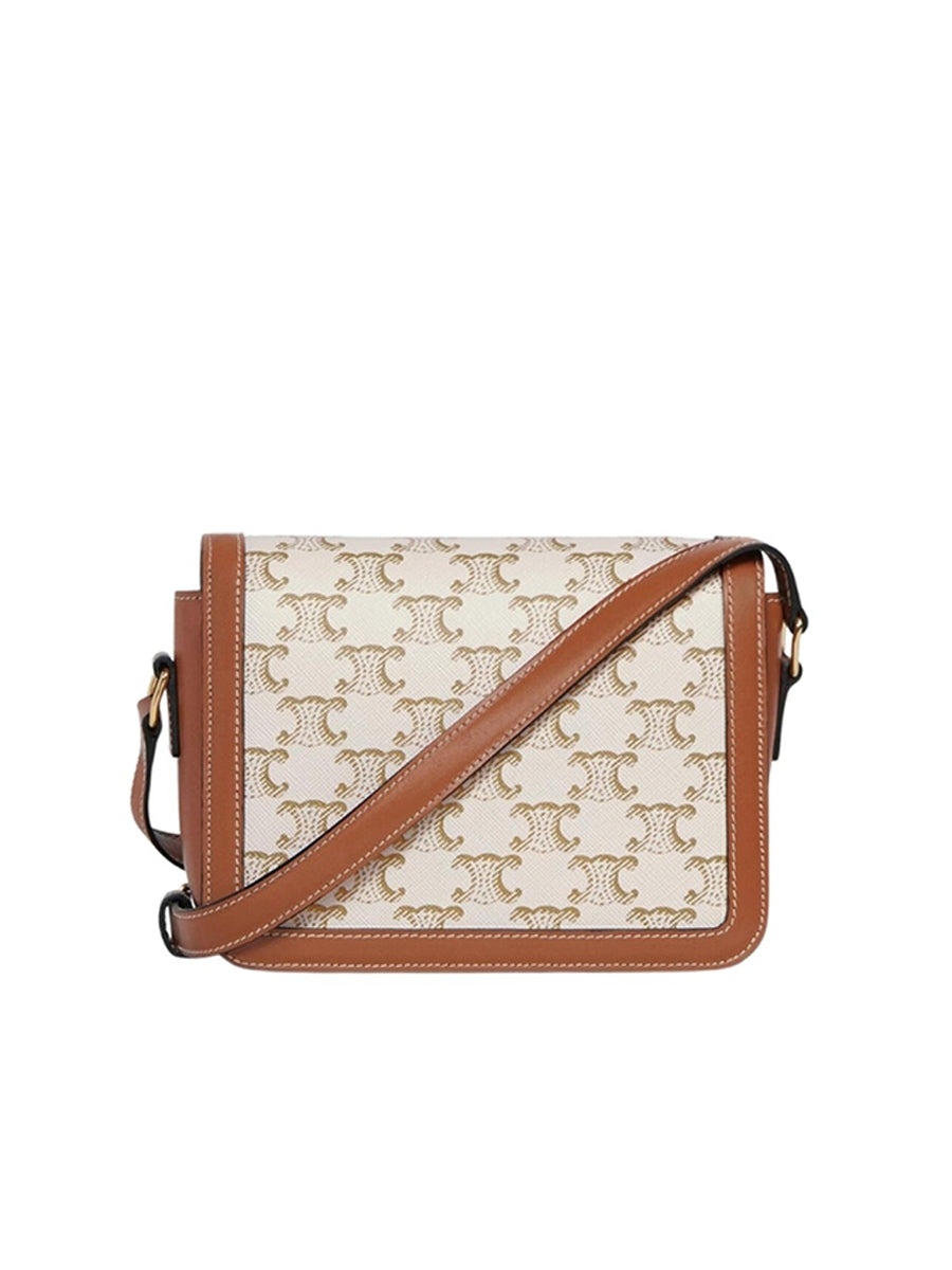 Teen Triomphe Bag in Triomphe Canvas and Calfskin - 4