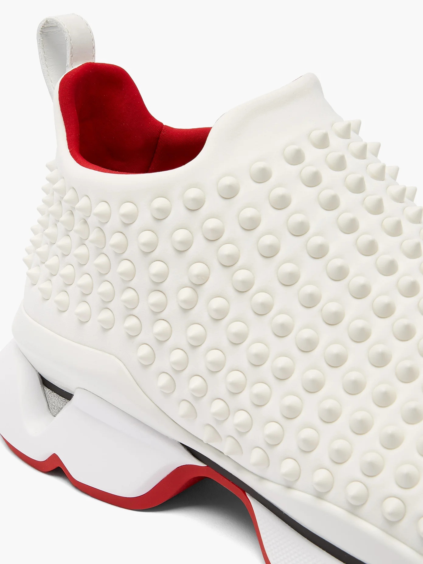 Spike studded neoprene trainers - 6