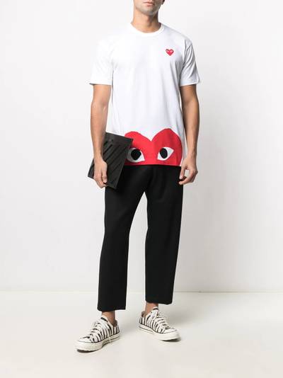 Comme des Garçons PLAY embroidered logo cotton T-shirt outlook