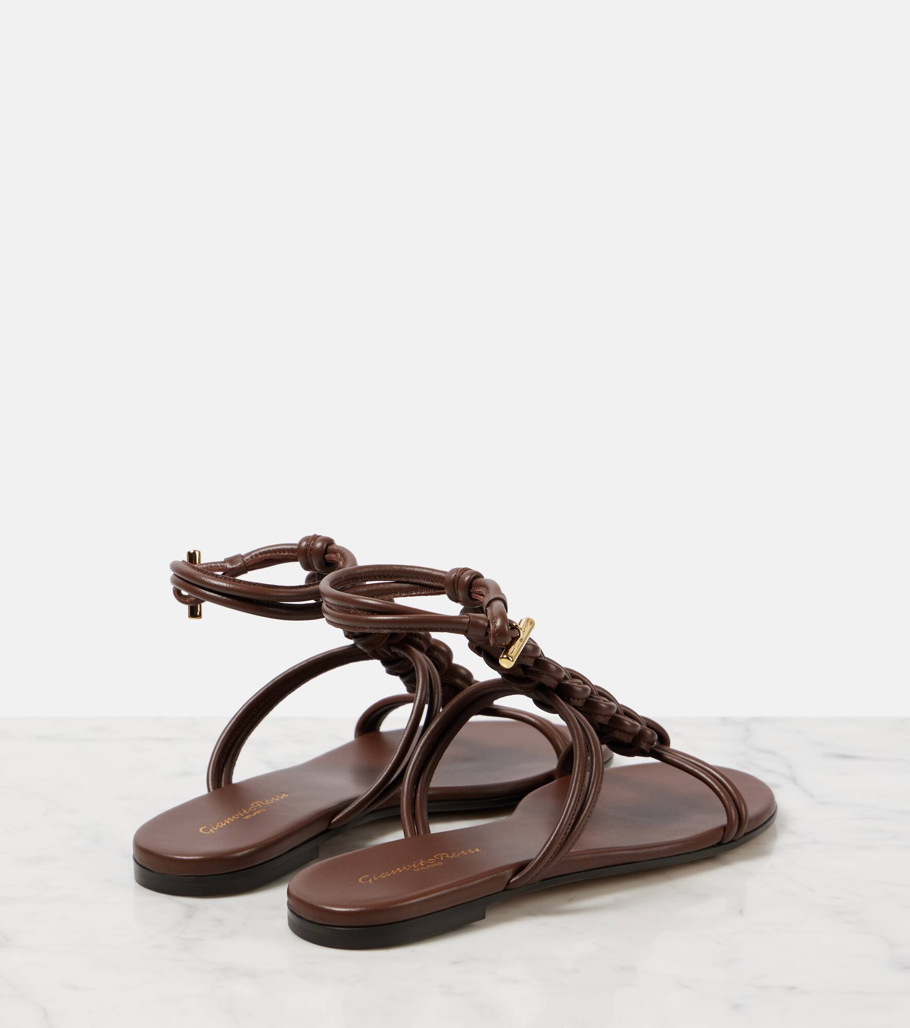 Capua braided leather sandals - 2
