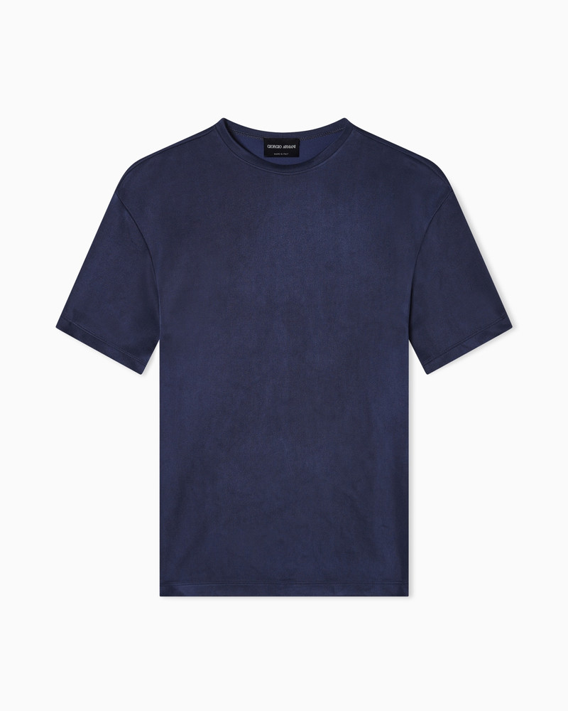 CUPRO-JERSEY CREW-NECK T-SHIRT 1