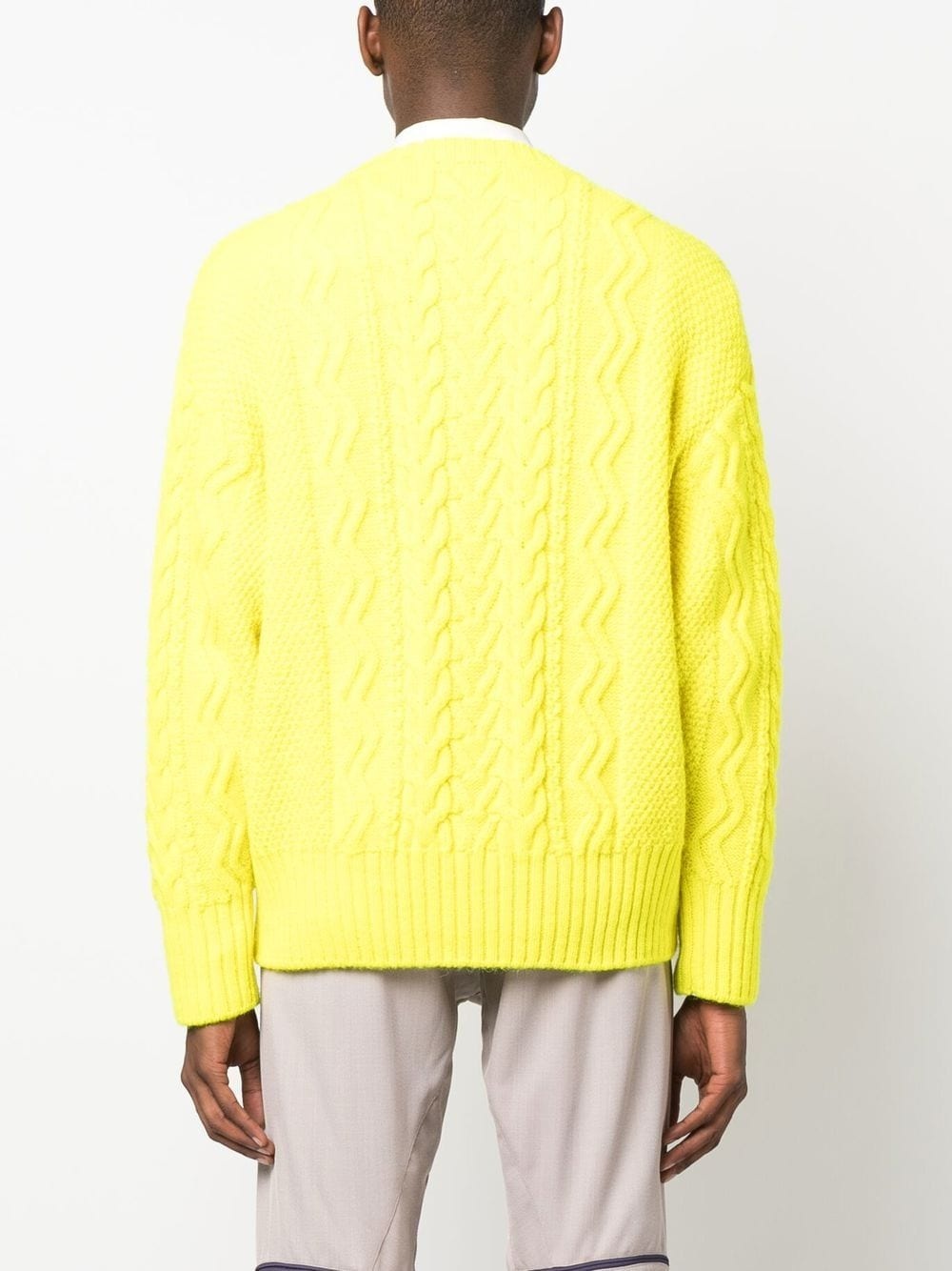 cable-knit jumper - 4
