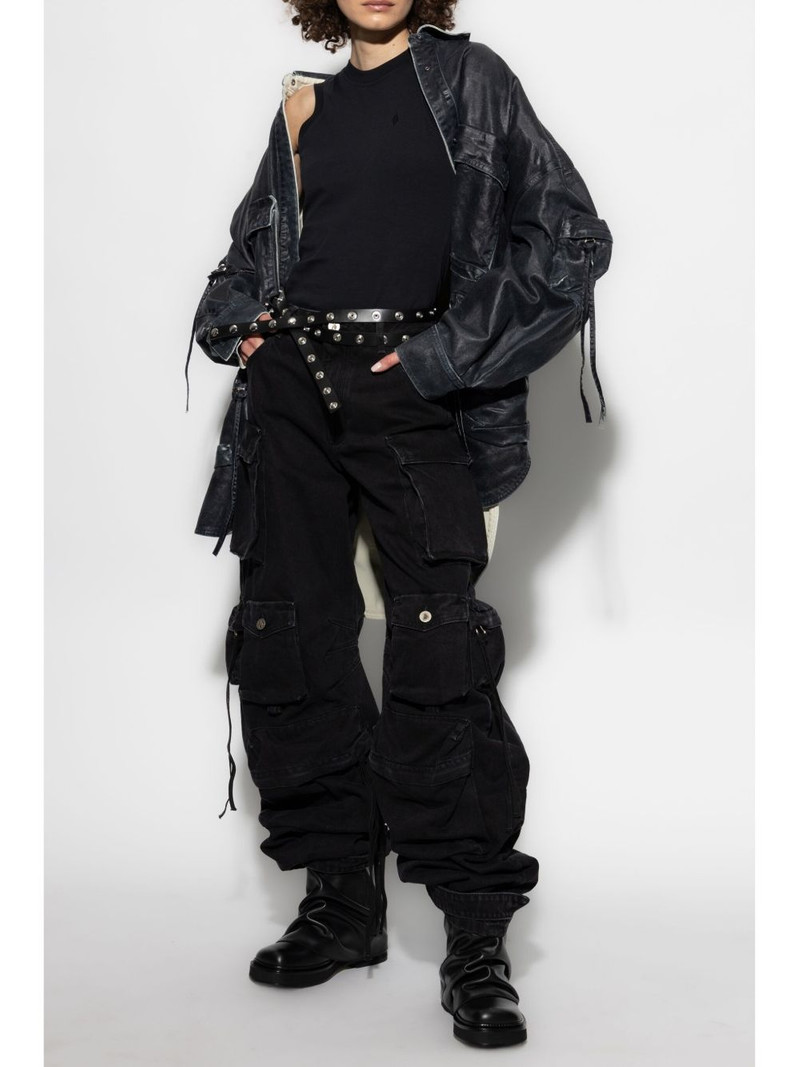 THE ATTICO Fern cargo jeans outlook