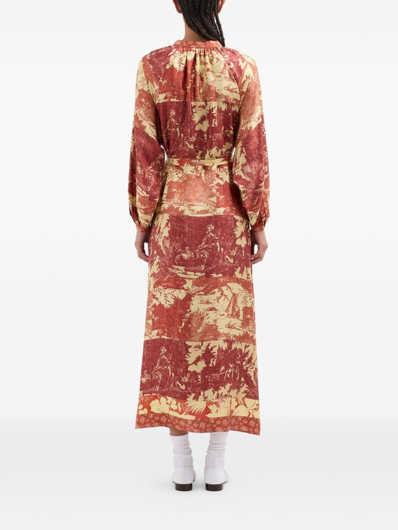 Aloe pastoral-print maxi dress 4